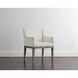 Malik Ash Grey / Linoso Ivory Dining Armchair